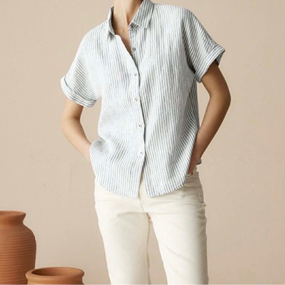 Grad Cove Linen Top - Picture 3 of 5